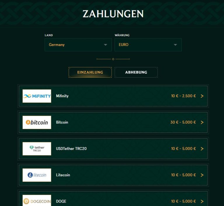 Casinia Casino - Erfahren Sie, wie man spielt