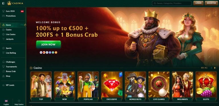 Casinia Casino - Erfahren Sie, wie man spielt